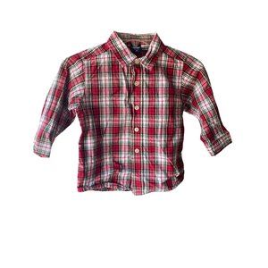 Oshkosh Plaid button down shirt